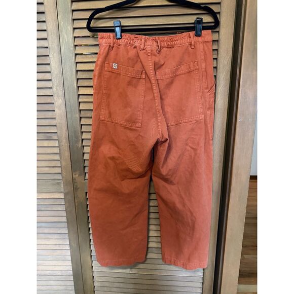 Big Bud Press Work Pants in Burnt Terracotta Size Petite Small - Picture 4 of 7